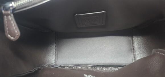 Coach Hadley Convertible Crossbody Shoulder Bag Suede Leather Brown Dust Bag - Picture 4 of 13